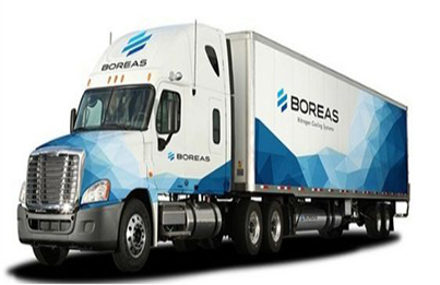 Liquefied nitrogen will be used to cool foreign refrigerated trucks without refrigerators